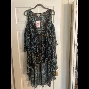 Blu Haven Cold Shoulder Duster